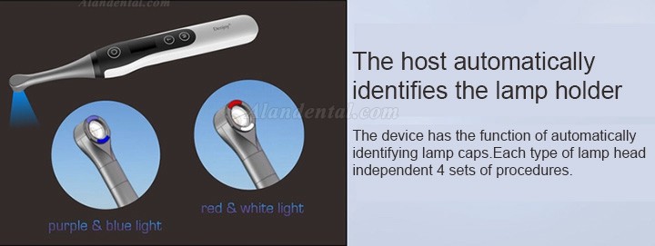 Denjoy iCure Multifunctional / Broad Spectrum LED Curing Light (With 2 LED Heads)